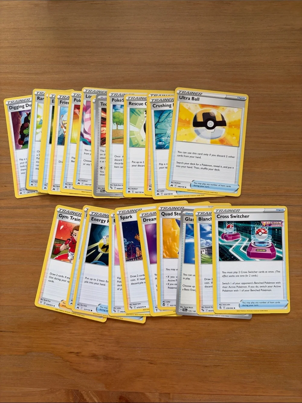 Mixed Pokémon TCG Trainer Lot 25 Unique Cards | ✨5/$25✨